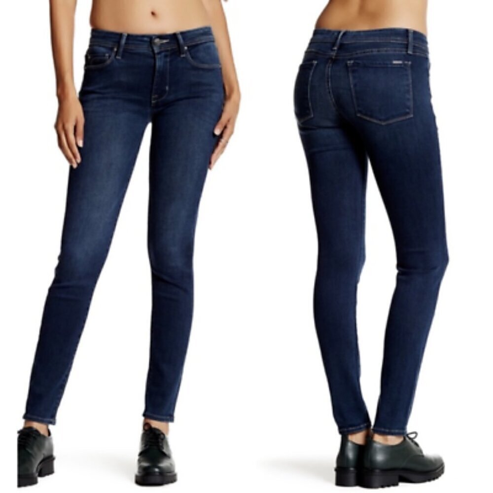 Fidelity Women's Size 29 Belvedere High Rise Ultra Slim Dark Wash Stretch Jeans